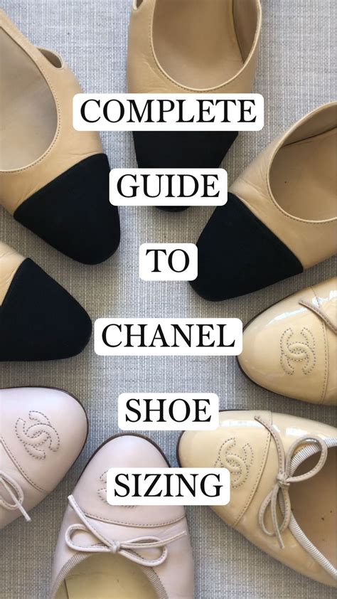 chanel women's shoe size chart